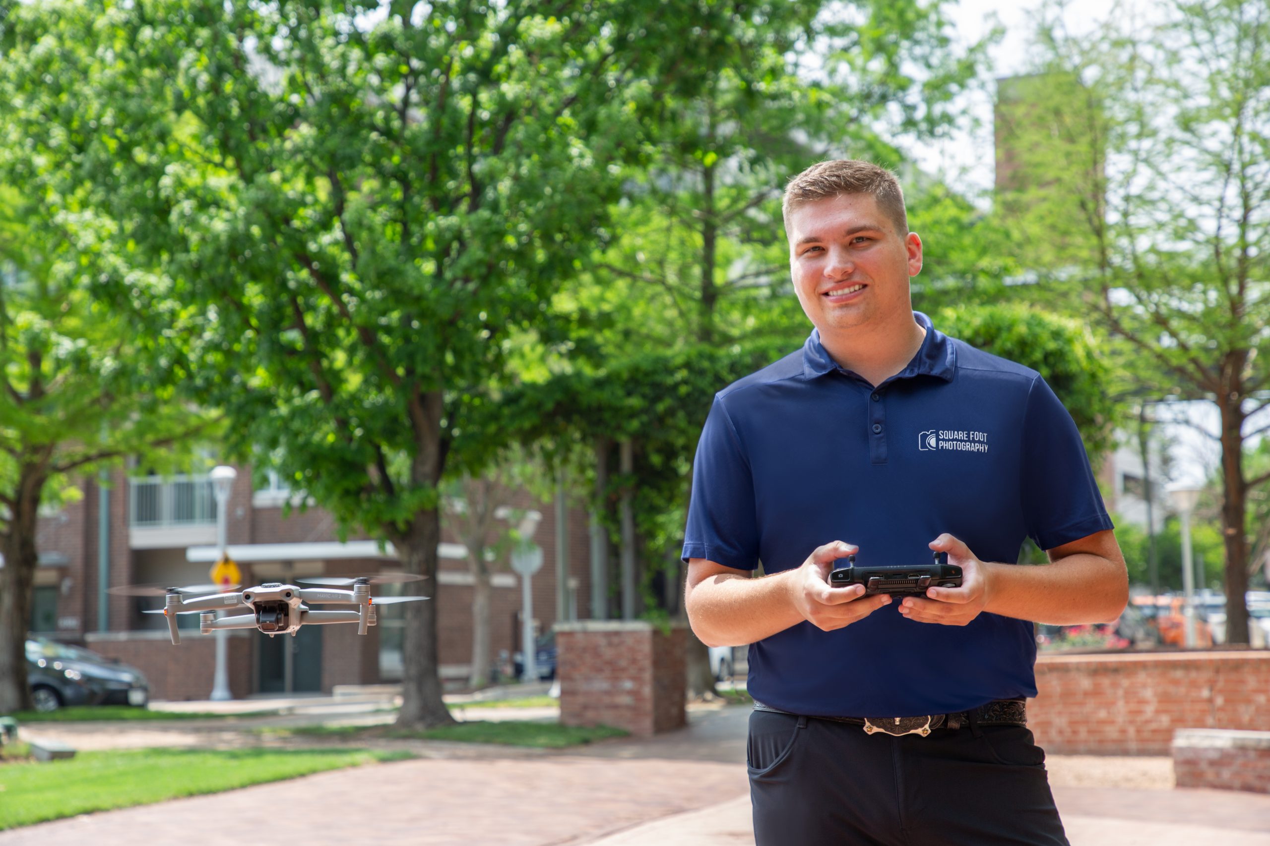 Residential Real Estate Photographer (Tom) with drone, Square Foot Photography