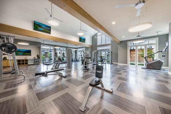 fitness center in a multi-family property