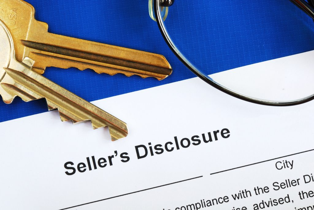 image of a real estate disclosure form - the seller's disclosure