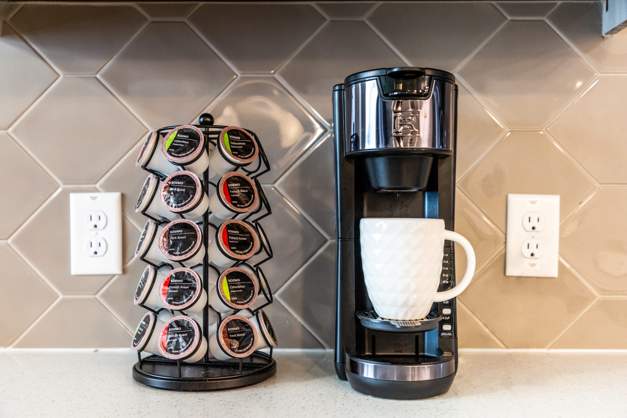 airbnb images of a coffee station