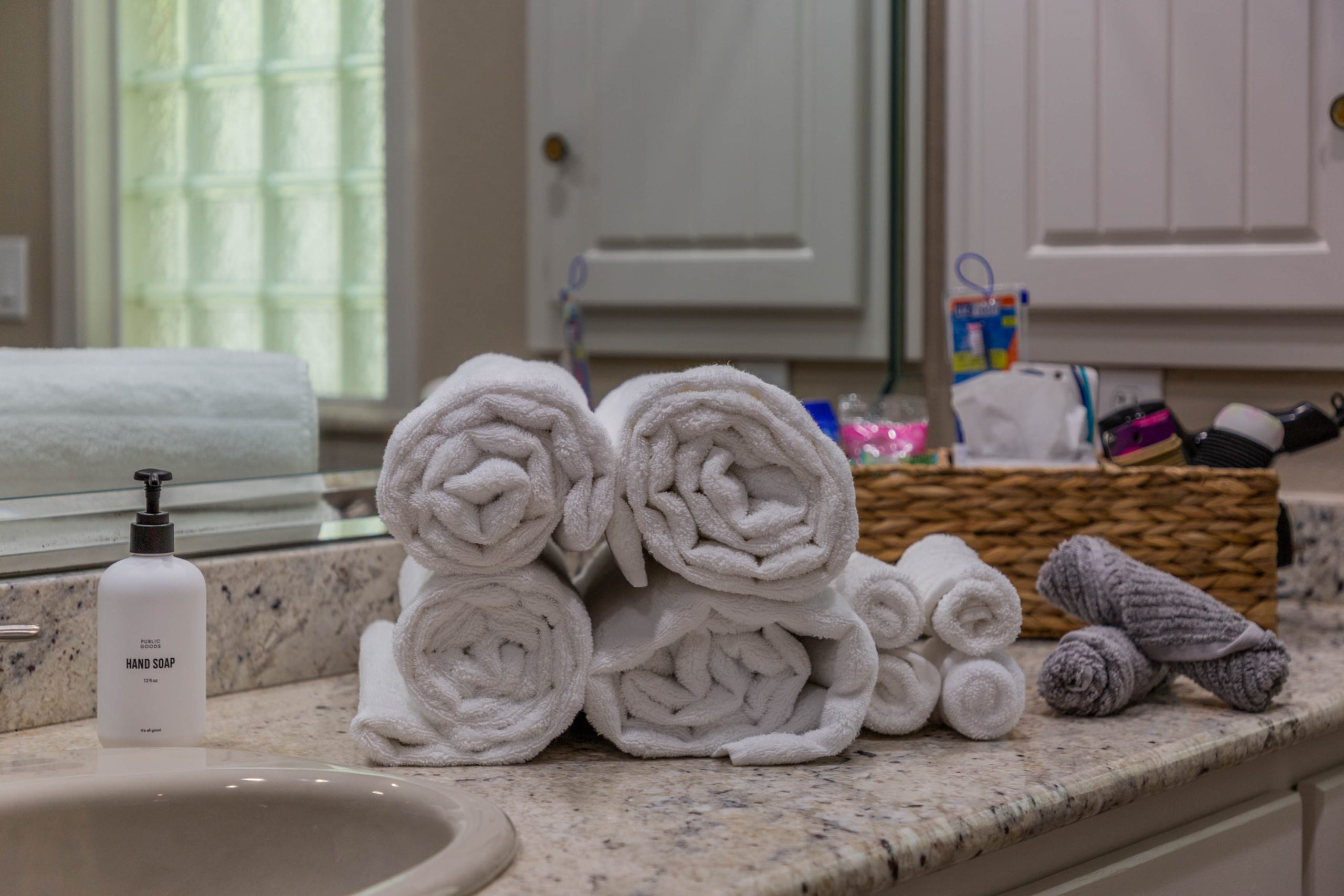 image of complimentary toiletries at an airbnb